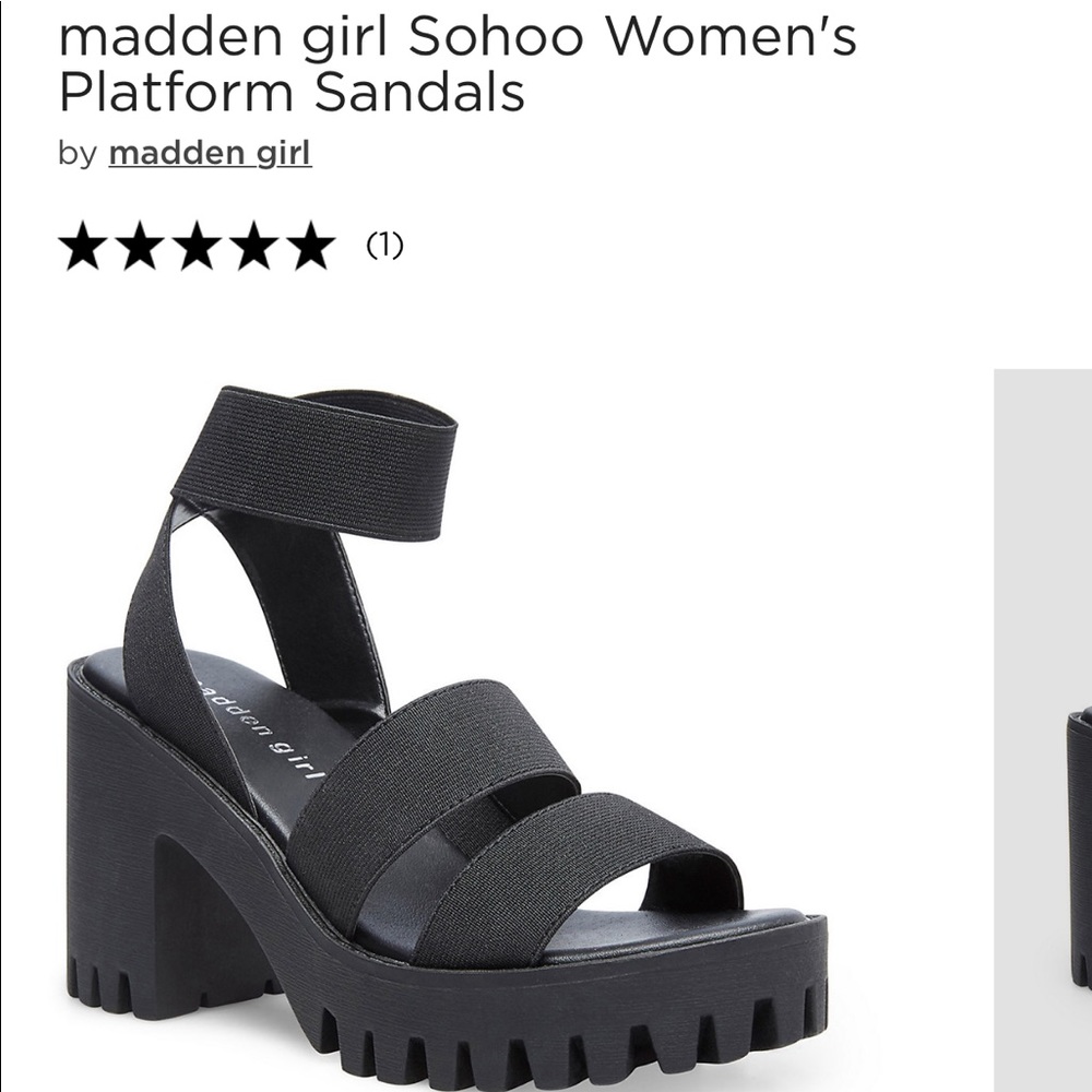 Madden girl Sohoo lug sandal